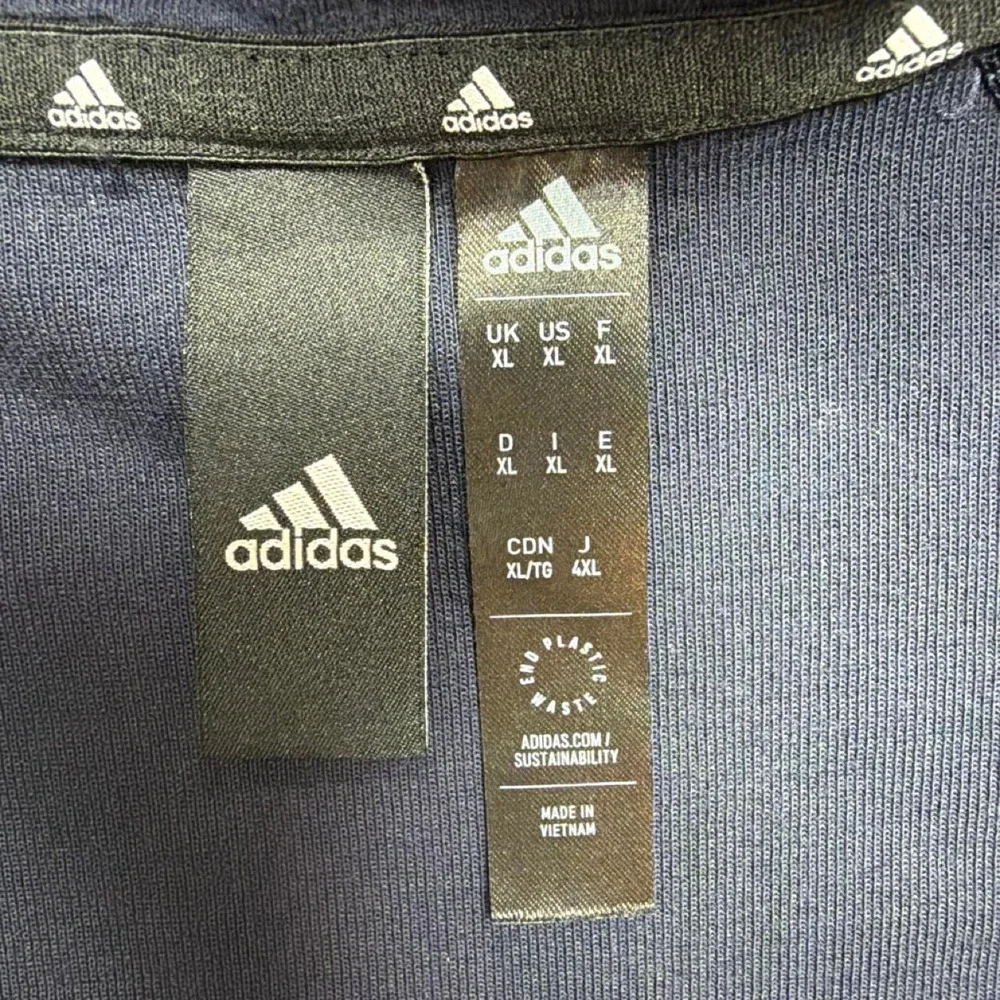 adidas Performance Navy Hooded Running Jacket Men's XL